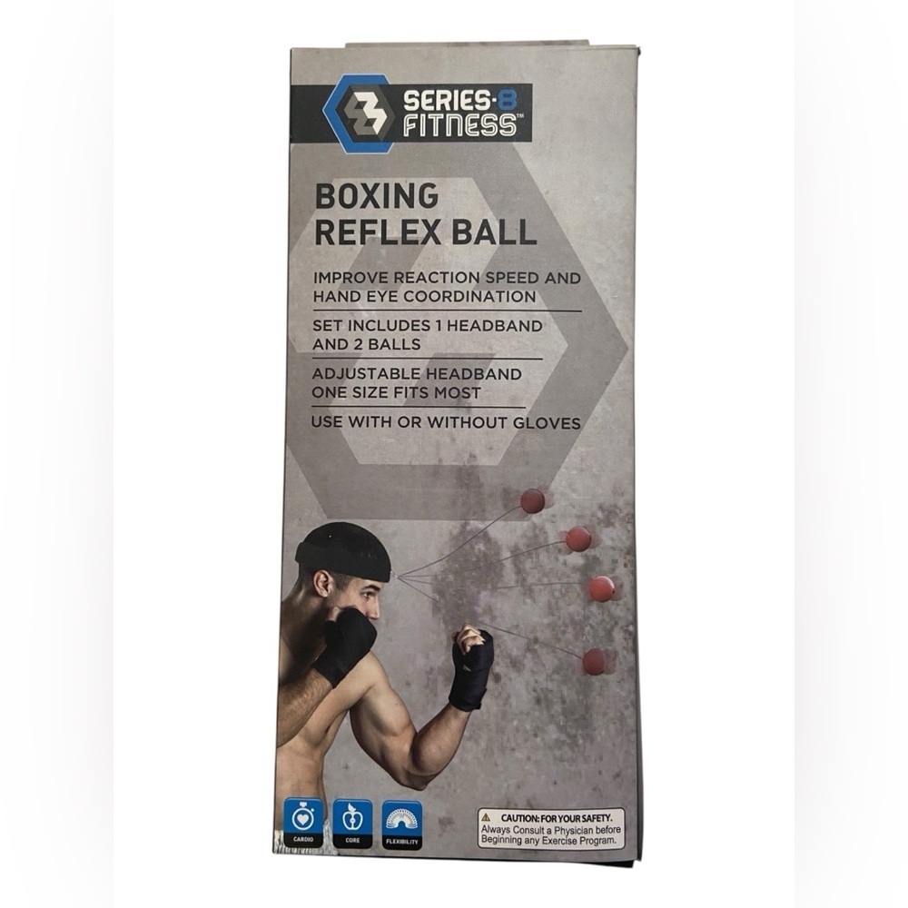 Series-8 Fitness Boxing Reflex Ball – Red & Black